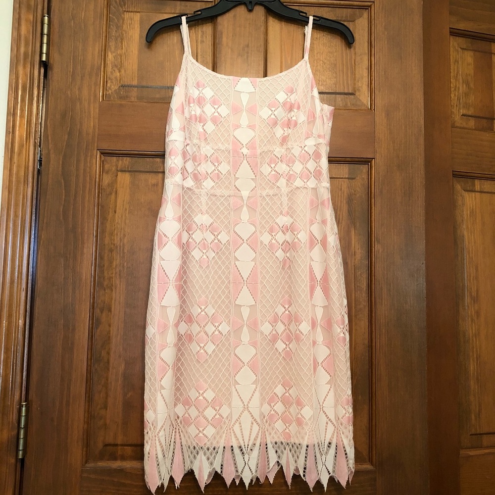 Gianni Bini Pink Lace Dress
